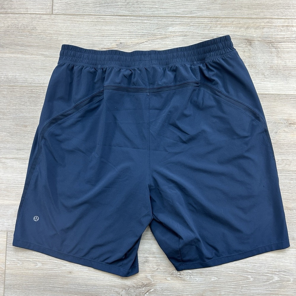 Lululemon Shorts Mens XL Navy Pace Breaker 9" Lined Athletic Running Workout - Picture 3 of 10